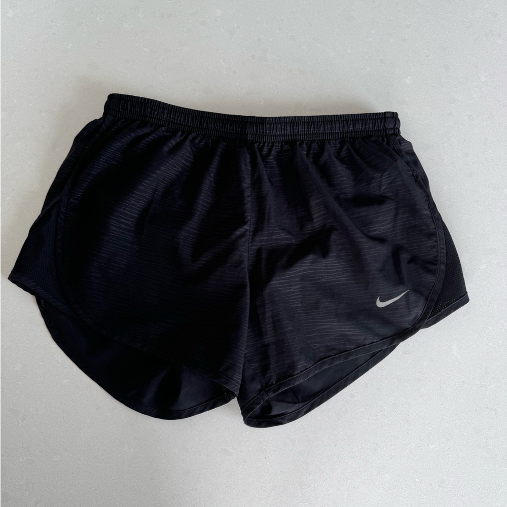 Nike Dri-fit Women's Black Running Shorts with built in underwear. Size XS.